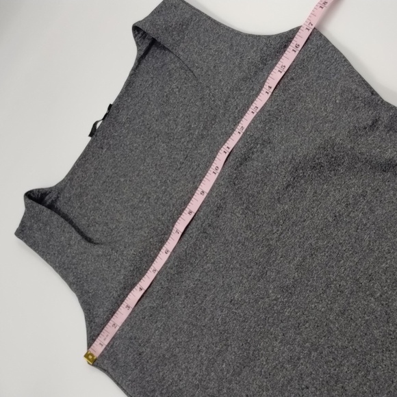 Zara W/B collection gray slub fleck size Large sleeveless super soft tank - Picture 6 of 9